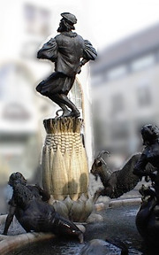 Ehekarussell - der Hans-Sachs-Brunnen in Nürnberg
