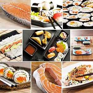 Japan Sushi Collage © Foodpics