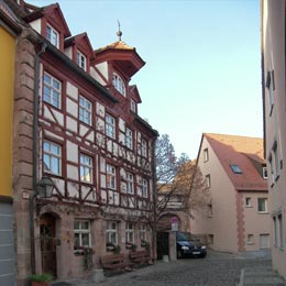 Fachwerkhaus Knappengasse 14 in Nürnberg
