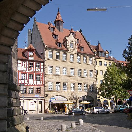 Ludwigstraße Nürnberg - historisch und historisierend