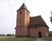 Felizitas Kapelle in Nürnberg-Reutles, 12. oder 13. Jh. mit Dach vom Typ Schwedenhaus