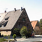 Nürnberg Höfen mit einigen alten Bauernhäusern